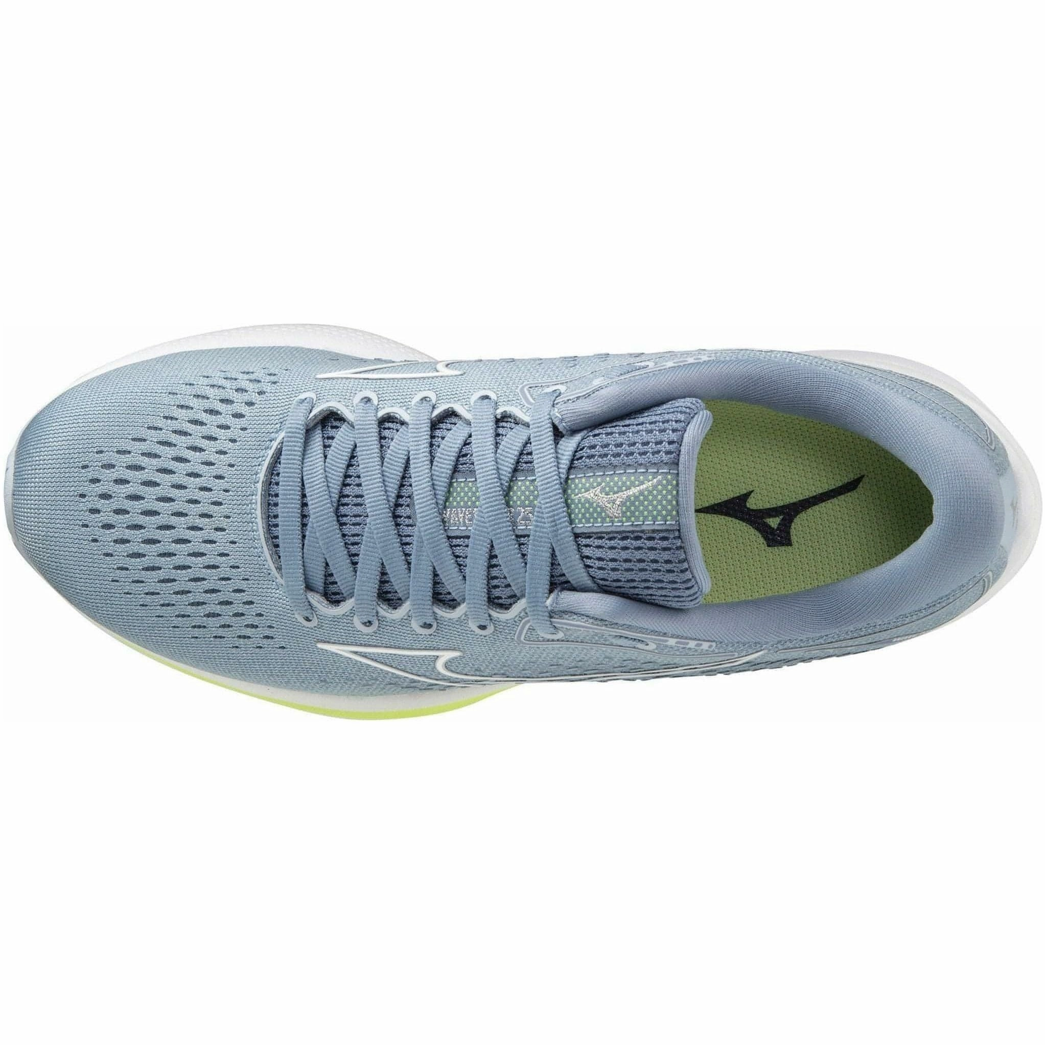 Mizuno Wave Rider 25 Womens Running Shoes - Blue Multi Layer Composite EVA - midsole - comfort - cushion shoes