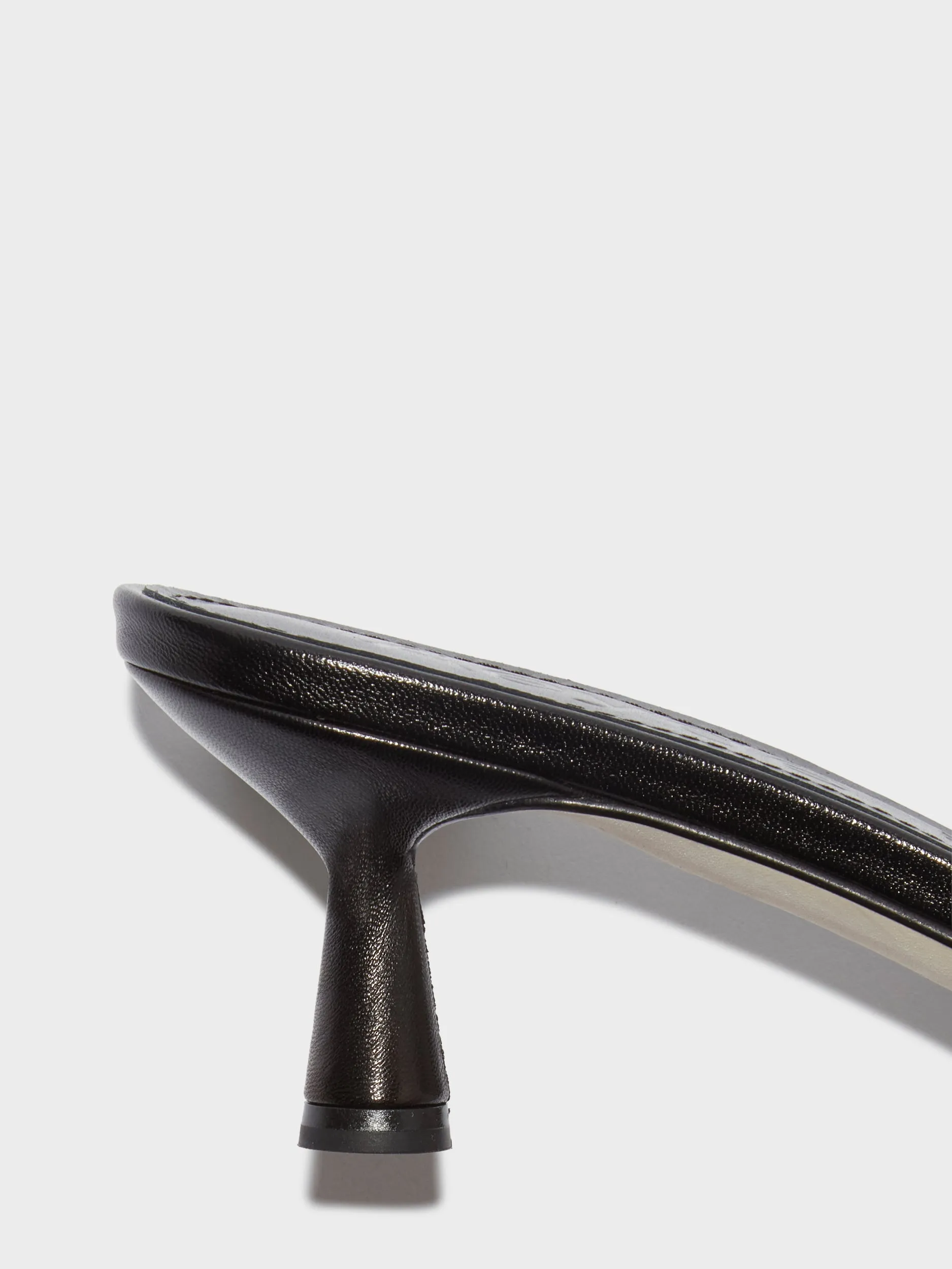 Vero Leather Mules Vogue Inspired Open Toe Sandals