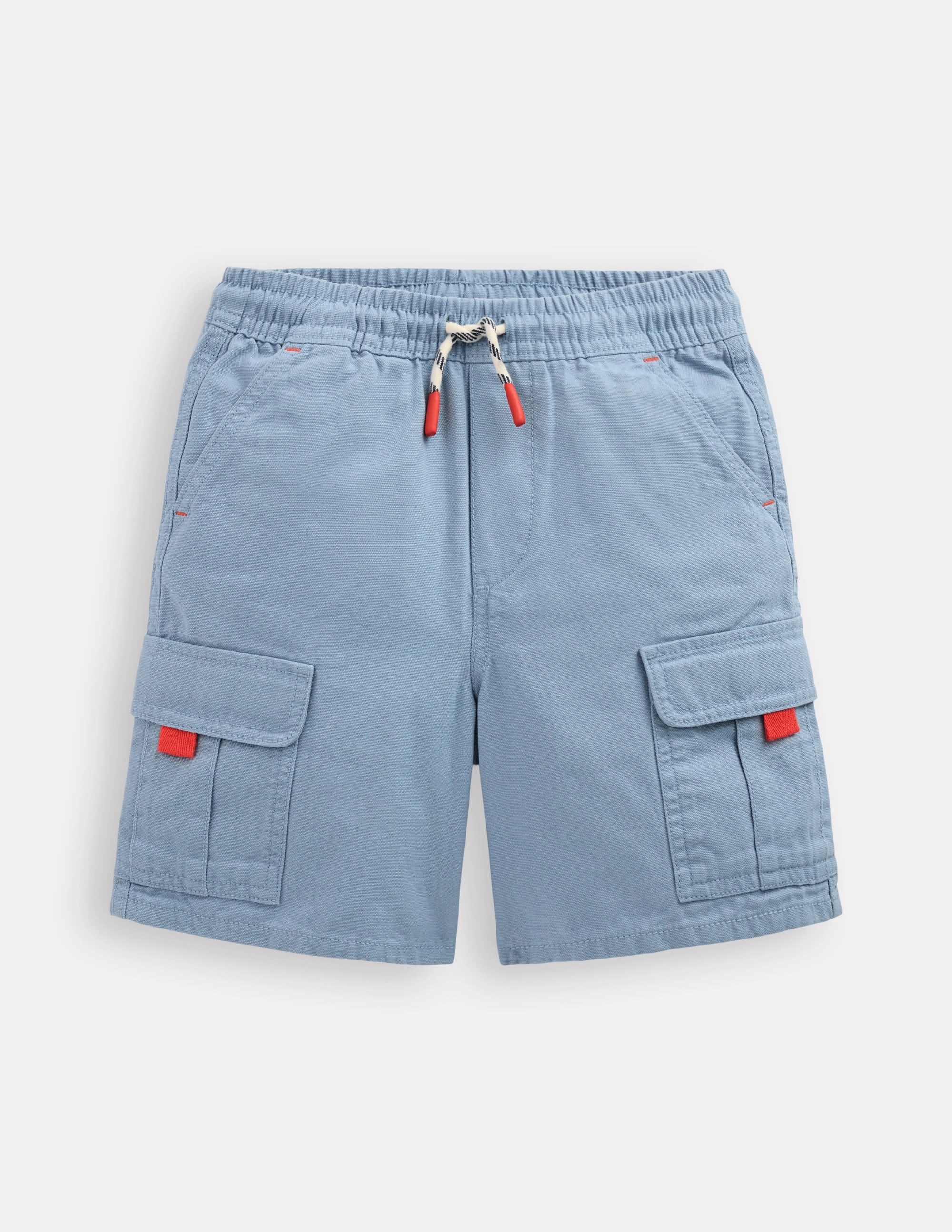 Machine washable Everyday Cargo Shorts-Glacier Blue