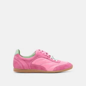 Hyper Compression Cushion City Wear LAINI SNEAKERS PINK MULTI LEATHER