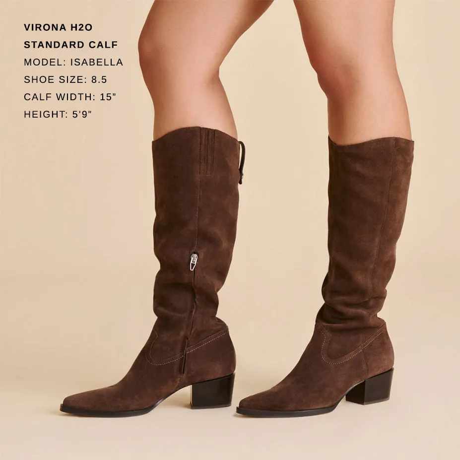 Western Ride VIRONA H2O BOOTS DK BROWN SUEDE