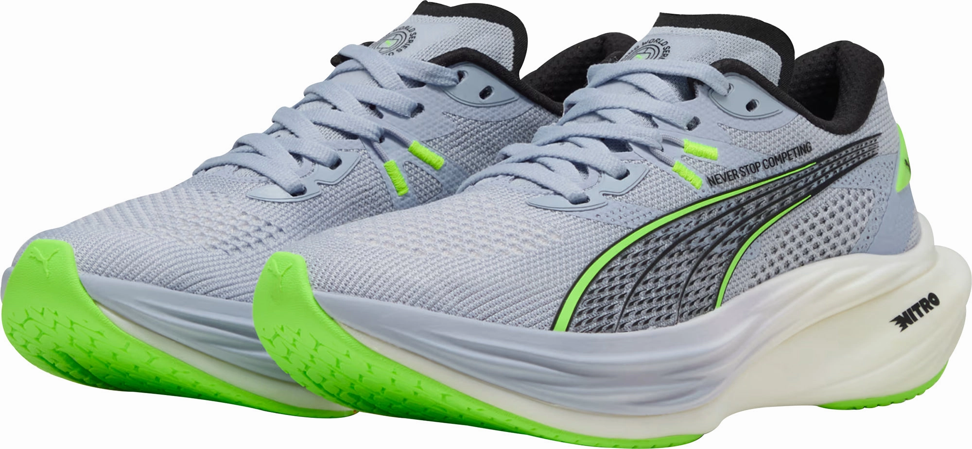 Puma Deviate Nitro 3 HYROX Womens Running Shoes - Blue Enhanced Energy Rebound