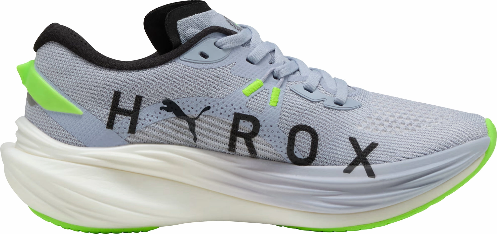 Puma Deviate Nitro 3 HYROX Womens Running Shoes - Blue Hyperelastic Polymer Insert athletes' choice