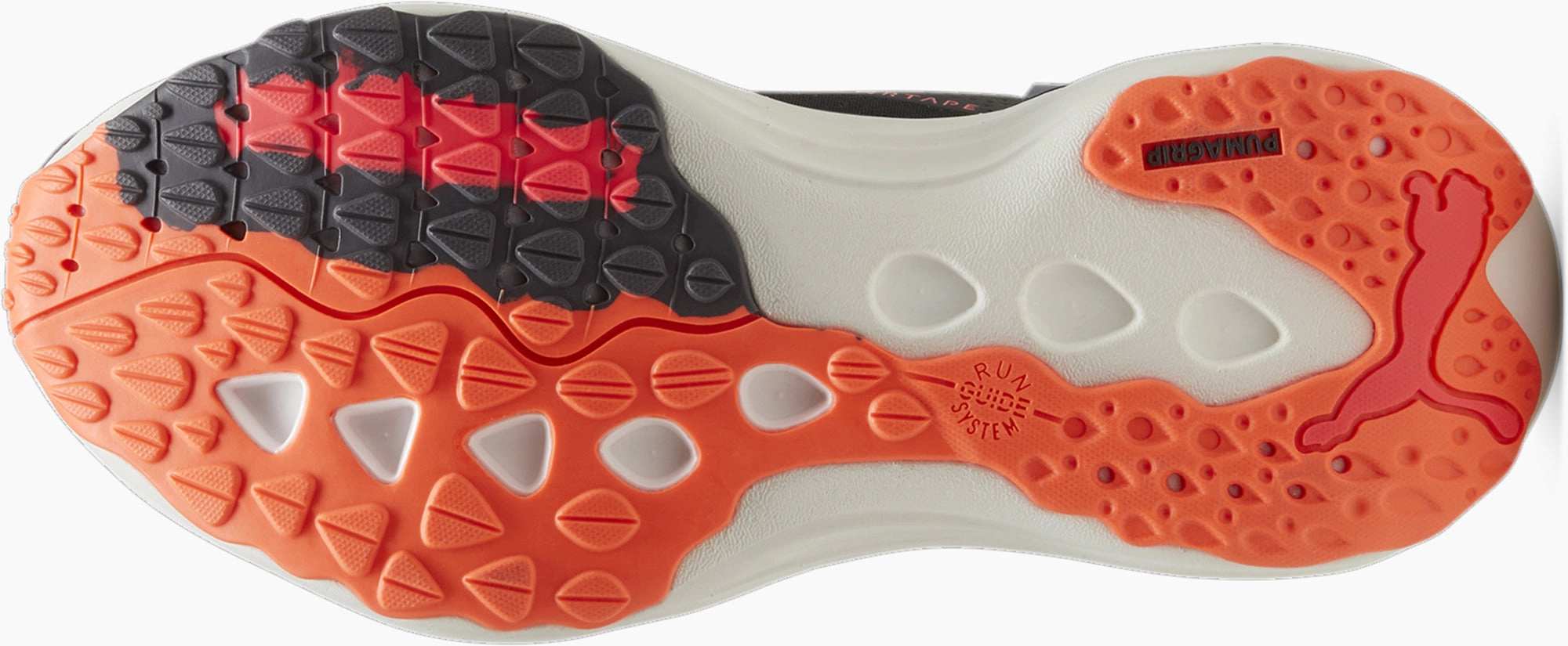 Compression Molded Sole Puma ForeverRun Nitro WTR Mens Running Shoes - Black