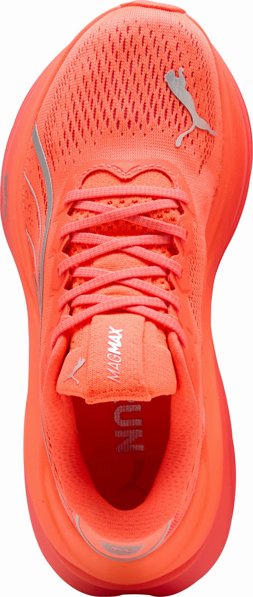 Puma MagMax Nitro Womens Running Shoes - Red Snug Collar