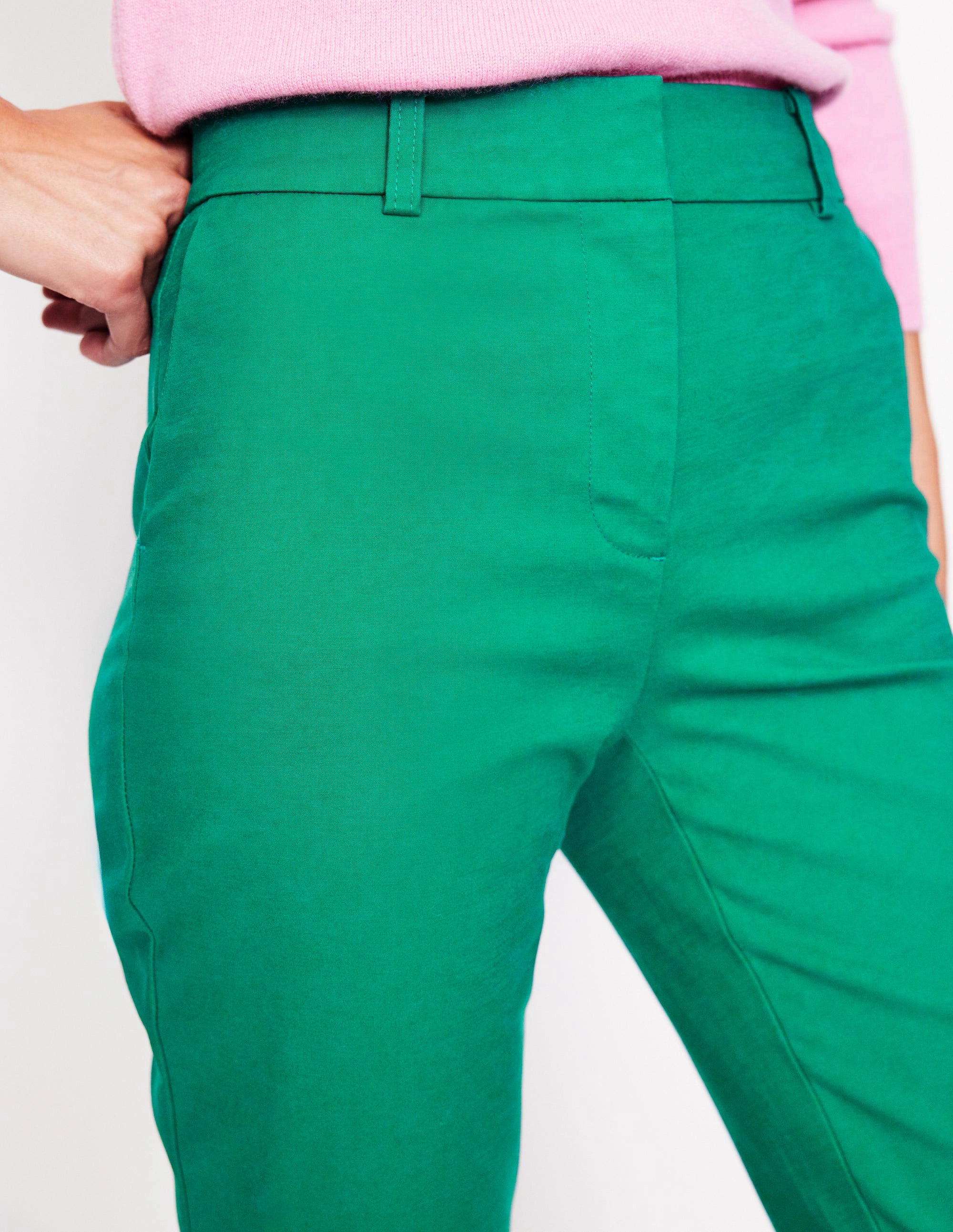 Quick Dry Technology Richmond 7/8 Trousers-Malachite