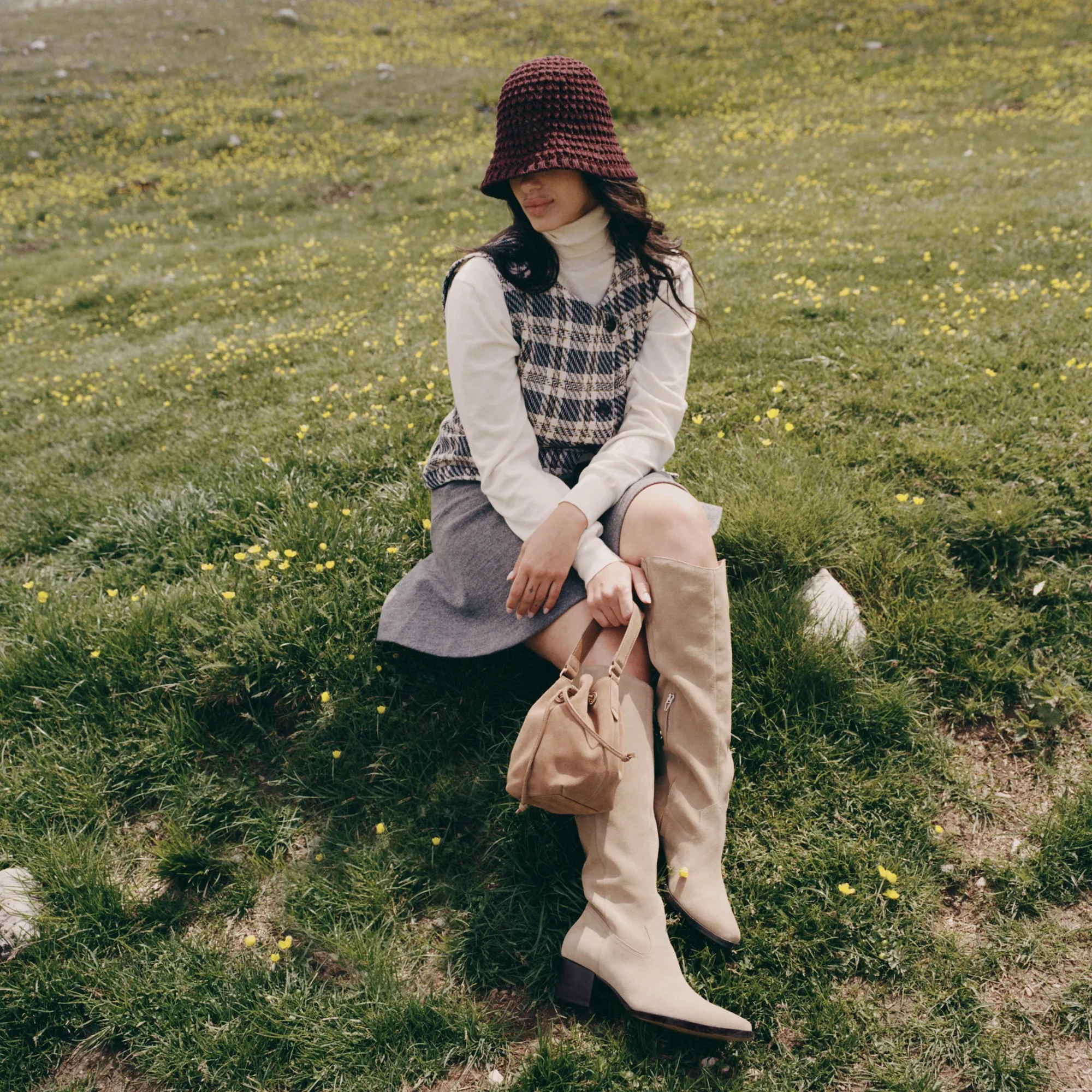 Smooth Design VIRONA H2O BOOTS DK TAUPE SUEDE