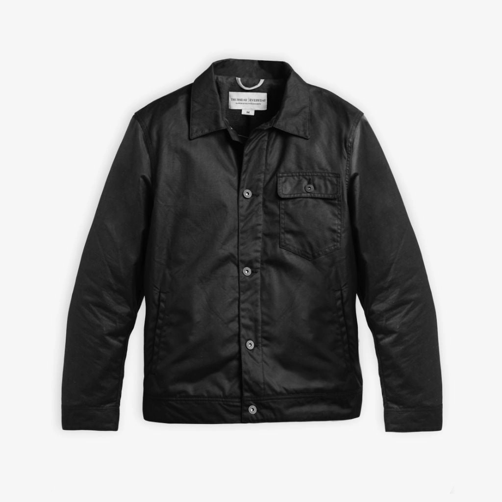 Waxed Canvas Field Jacket | Black Versatile Clothing
