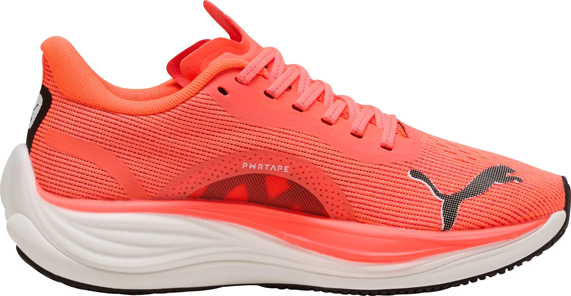 Puma Velocity Nitro 3 Womens Running Shoes - Red Heel Locking System flat - footed shoe accommodation