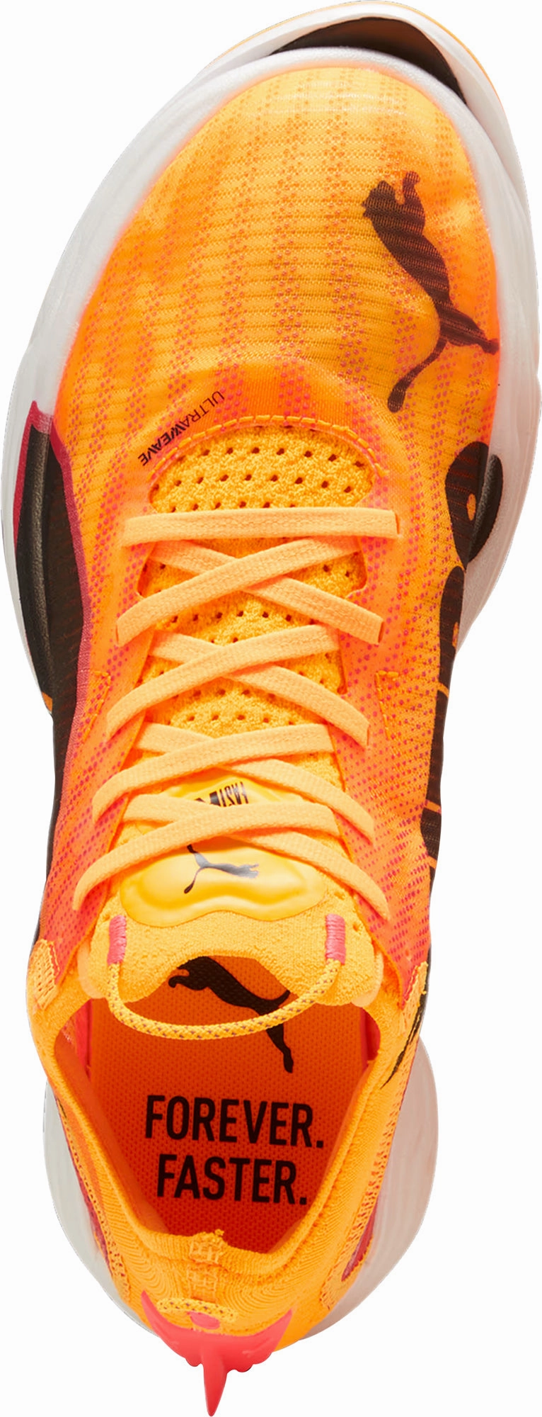 Ventilated Mesh Upper Puma Fast-R Nitro Elite 2 Mens Running Shoes - Orange