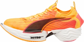 Shock Absorption Sole Low Profile Midsole Puma Fast-R Nitro Elite 2 Mens Running Shoes - Orange
