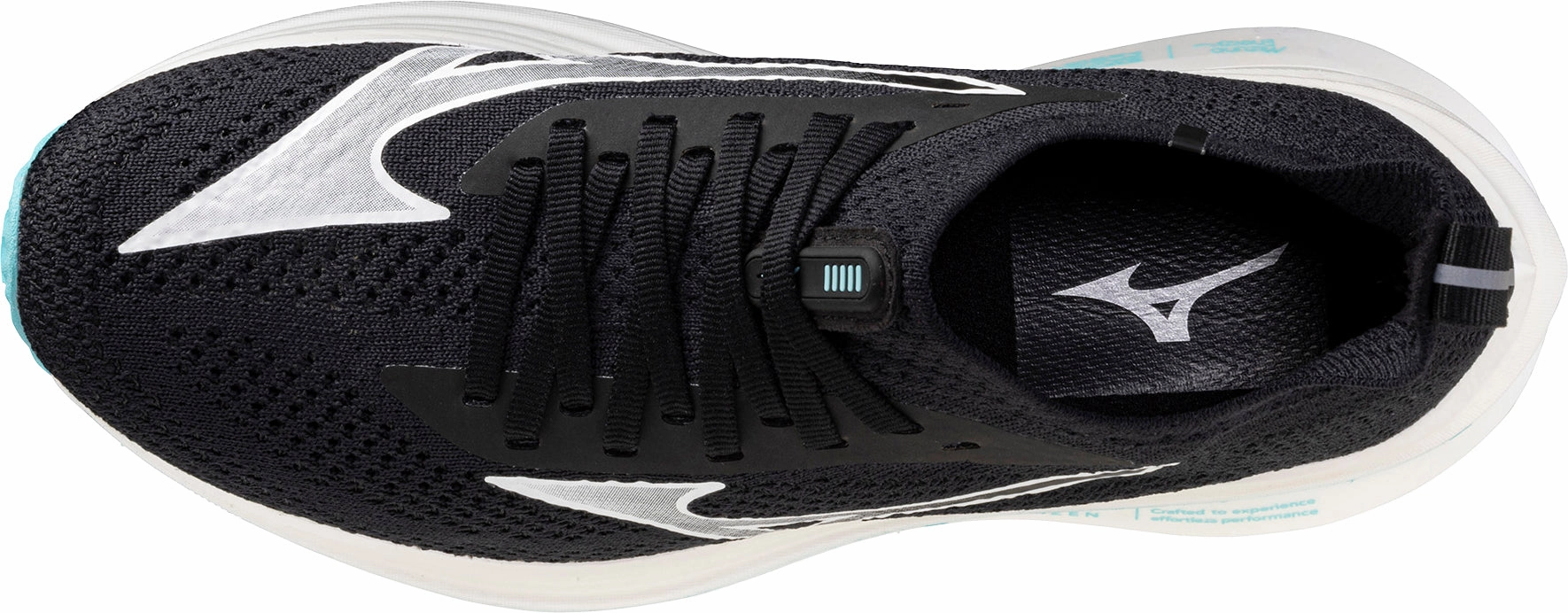 running in a gondola station area shoes Soft - landing Mizuno Neo Zen Womens Running Shoes - Black