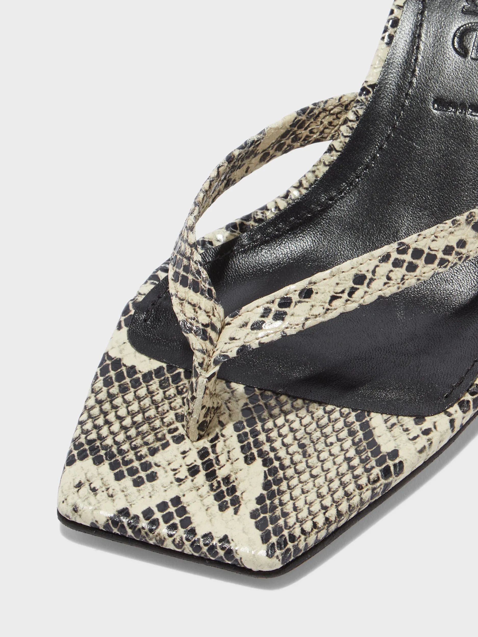 Satin Pumps Wilma Leather Thong Sandal