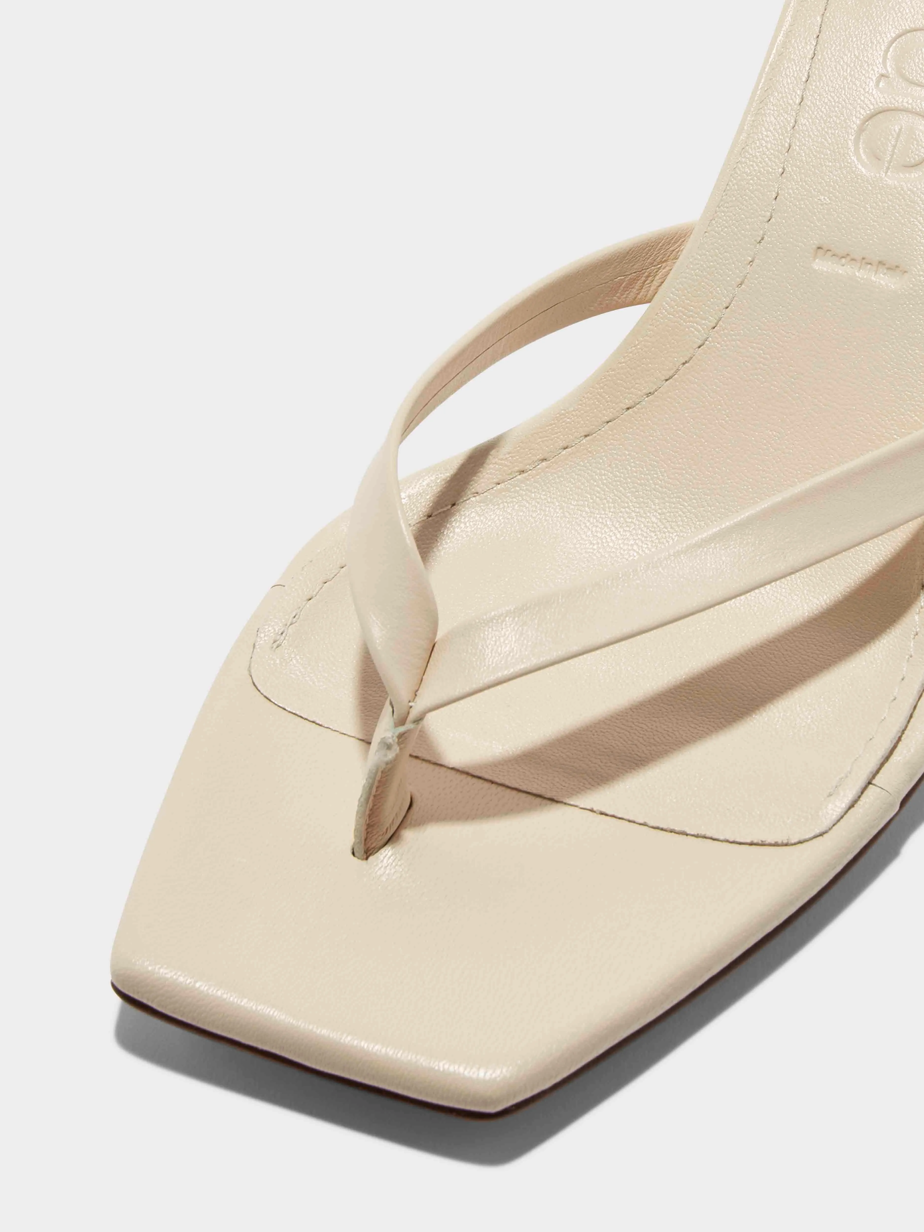 Wilma Leather Thong Sandals Casual Evening Wear