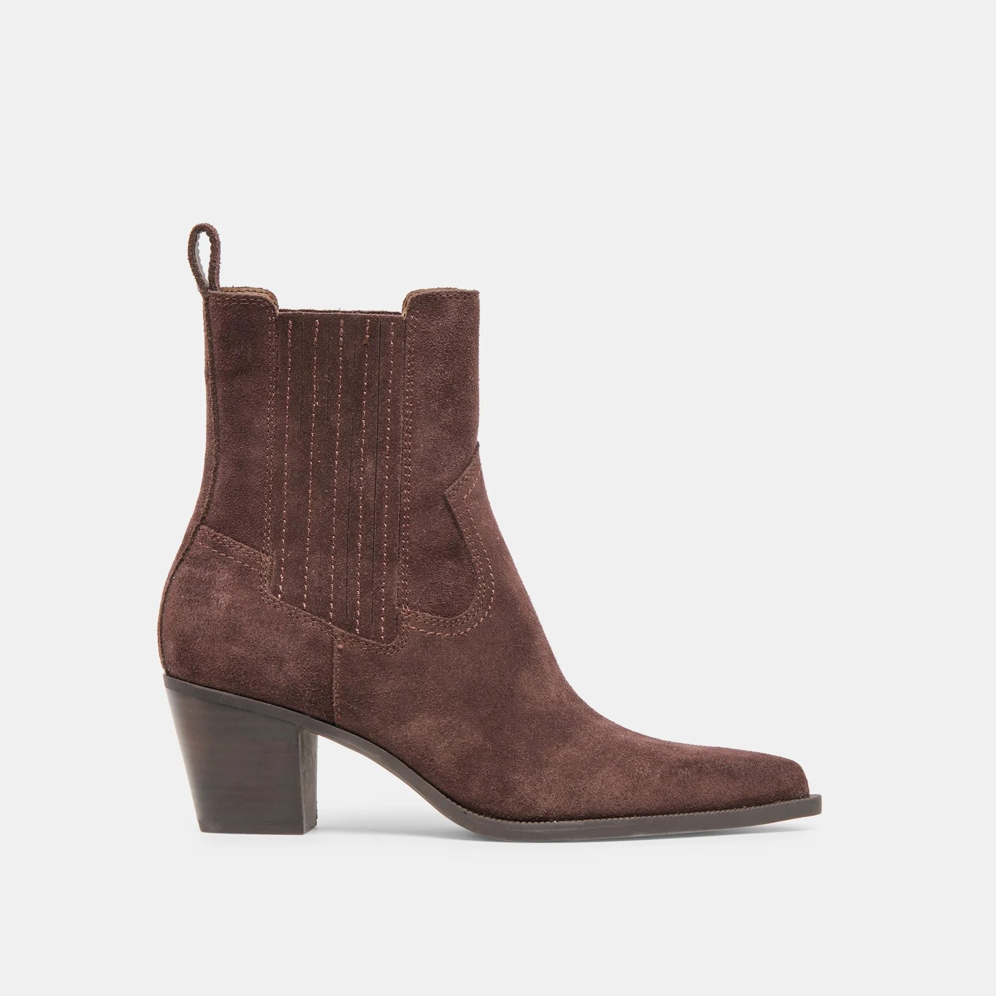 SLIM BOOTIES MAHOGANY SUEDE Flexible Frame River Crossing