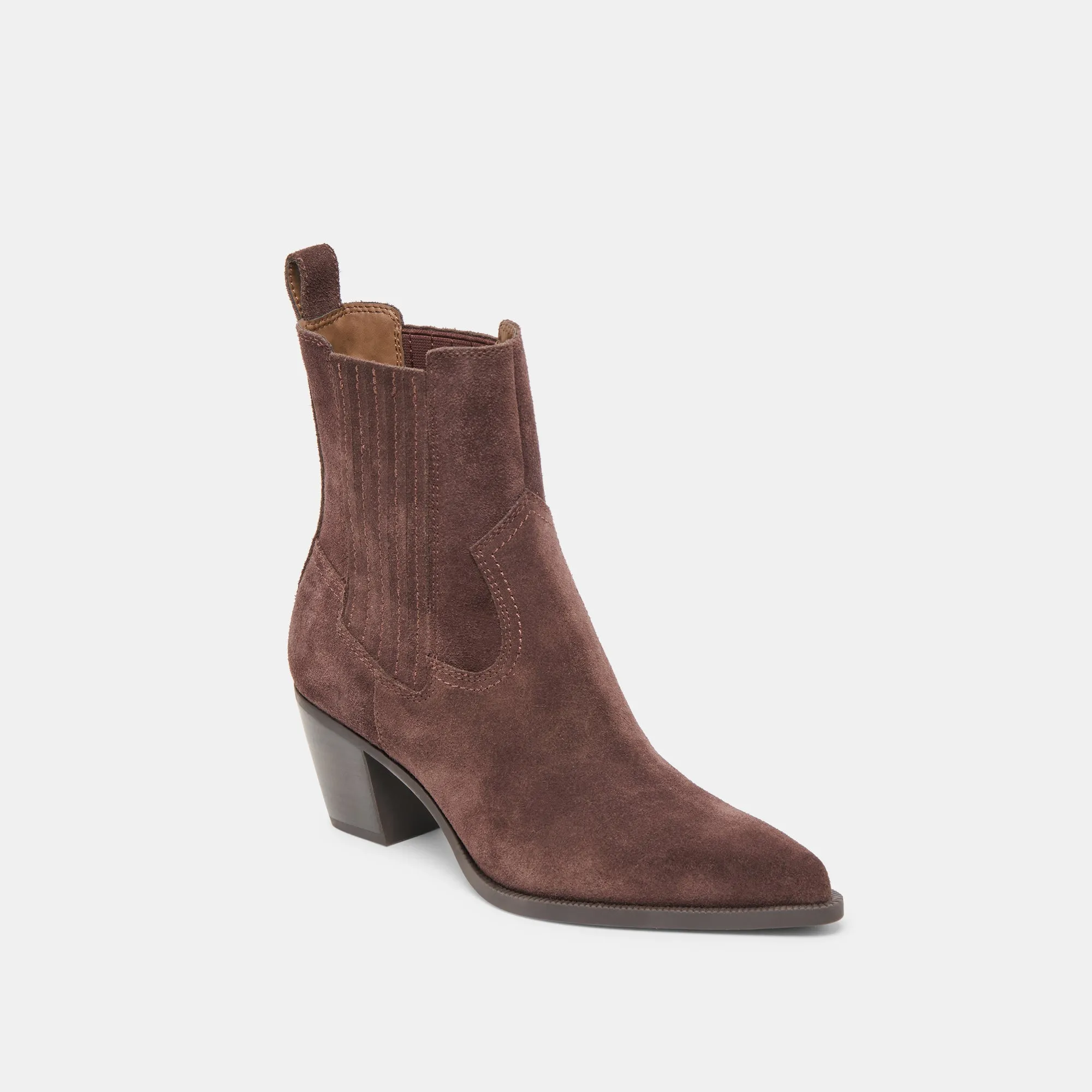 SLIM BOOTIES MAHOGANY SUEDE Eco Material Cold Weather Commuter Breathable Morning Walk