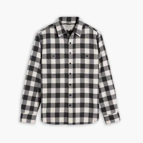Weekend Outfit Buffalo Check Shirt | Black & Cream