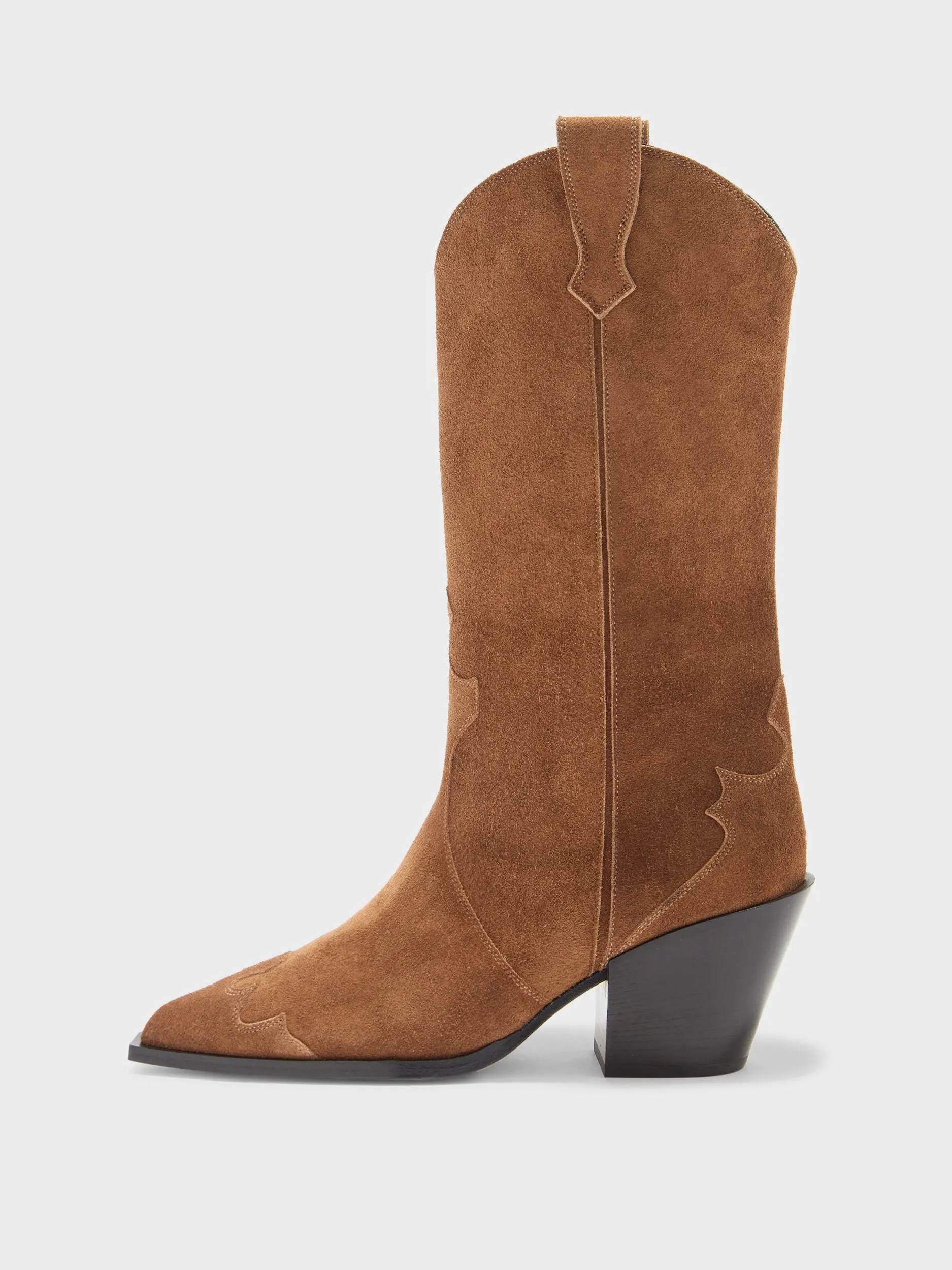 Ariel Suede Cowboy Boots Winter Ready Boots Weekend Ready