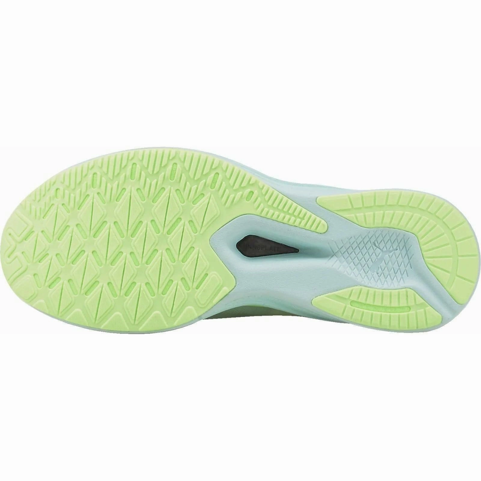 hook - and - loop - trimmed - design shoes Puma Deviate Nitro Elite Racer Mens Running Shoes - White